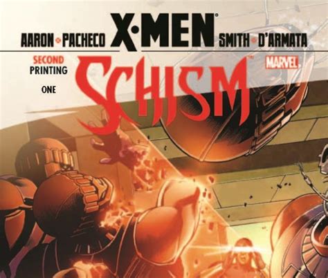 X-Men Schism 1 Second Print Variant Epub