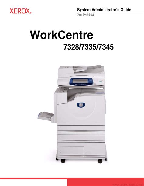 XEROX WORKCENTRE 7345 SERVICE MANUAL FREE DOWNLOAD Ebook Kindle Editon