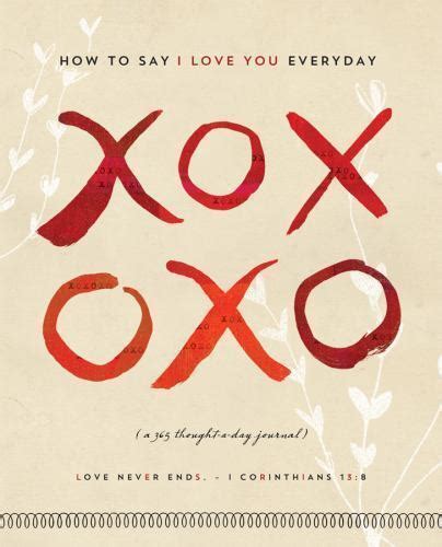 XOXOXO Journal Say I Love You Everyday Doc