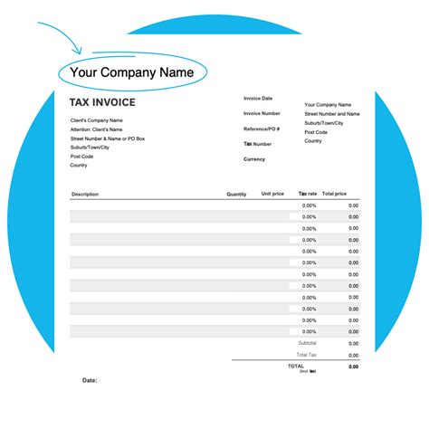 Xero Template Invoice