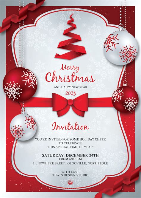 Xmas Invite Template