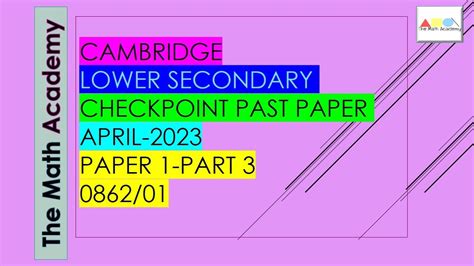 Xtreme Papers Checkpoint Maths Paper 1 Answers Epub