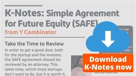 Y Combinator Safe Agreement Template
