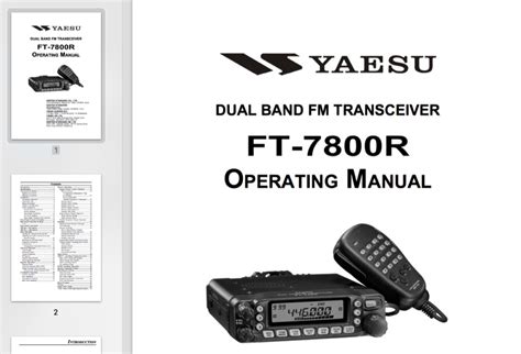 YAESU FT 7800 MANUAL Ebook PDF