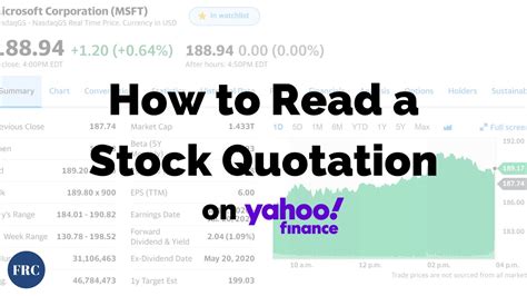 Yahoo Finance: Your Definitive Guide to Stock Quotes and Market Insights