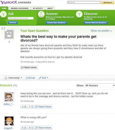 Yahoo Never Answers Kindle Editon