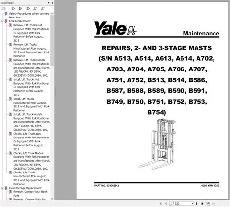 Yale Glc Service Manual Free PDF Epub