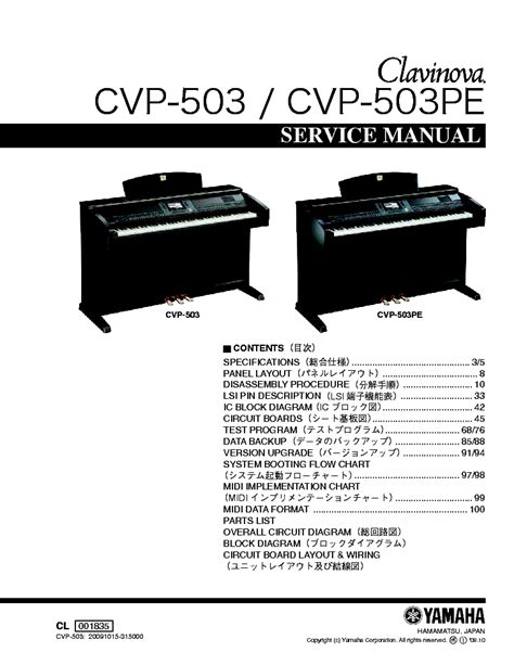 Yamaha Cvp Service Manual PDF Epub