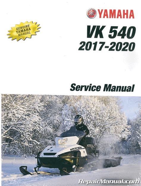 Yamaha Vk540 Snowmobile Service Manual Ebook PDF