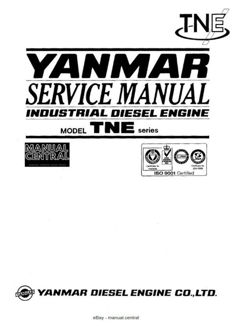 Yanmar 3tne Manual Workshop PDF PDF