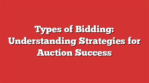 Yap Auction: 5 Key Strategies for Bidding Success