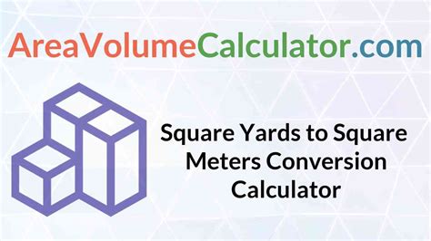 Yds to Sqm: The Ultimate Conversion Guide