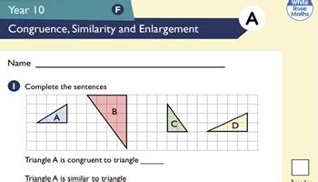 Year 9 Congruence And Similarity Assignment Answers PDF