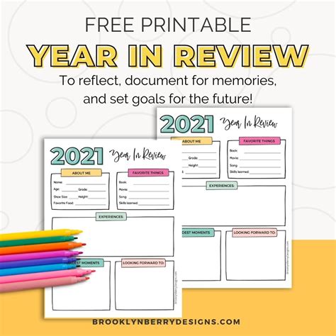 Year In Review Template