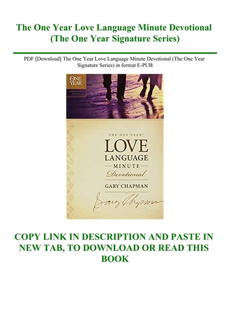 Year Language Minute Devotional Signature Kindle Editon