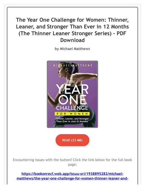 Year One Challenge Women Stronger PDF