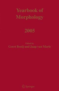 Yearbook of Morphology, 2005 PDF