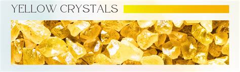 Yellow Crystals: Embracing Sunshine and Joy