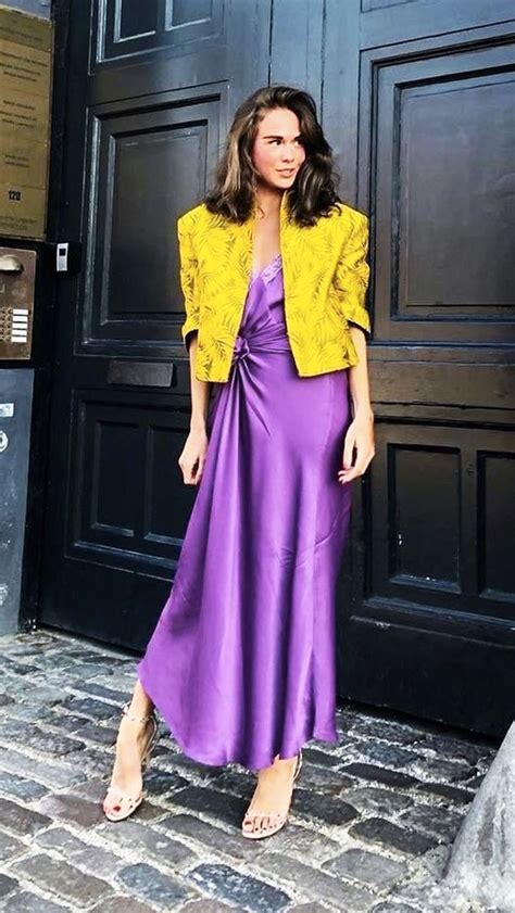 Yellow and Purple in Fashion