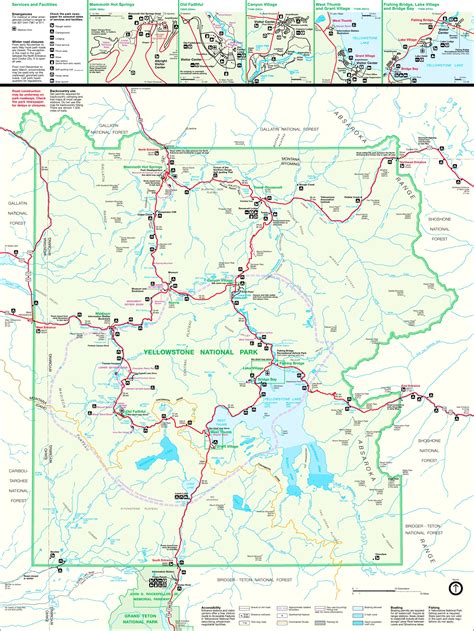 Yellowstone National Park Map Printable