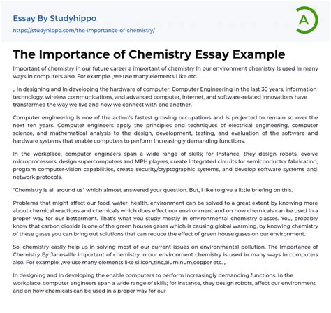 Yesterday Chemistry Essay Answers PDF