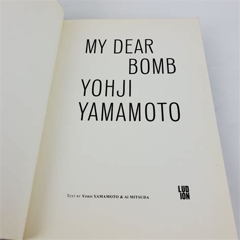 Yohji Yamamoto: My Dear Bomb Ebook Reader