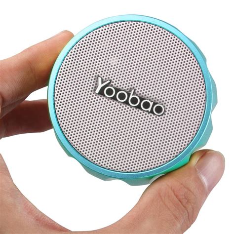 Yoobao Mini Speaker Rechargeable Speakerphone Sound Blue Reader