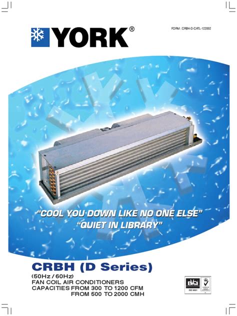 York Fan Coil Unit Catalogue