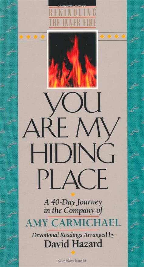 You Are My Hiding Place Rekindling the Inner Fire Epub