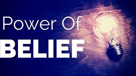 You Bet! The Power of Belief