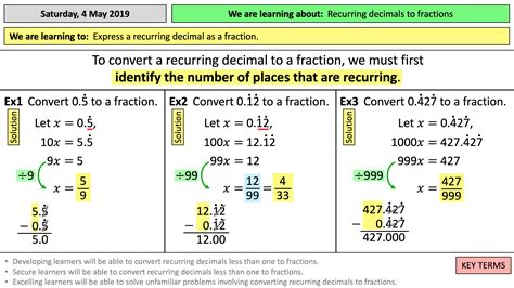 You Can Do Math Repeating Decimals PDF