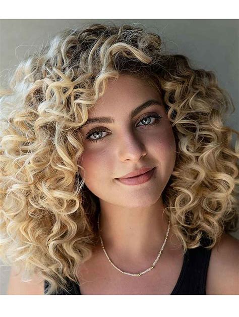 Young Fashion Grey Shoulder Length Curly Lace Front Human Wigs