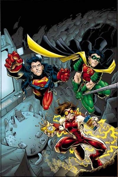 Young Justice A League of Their Own Robin Superboy Impulse Kindle Editon