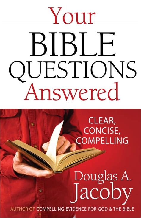 Your Bible Questions Answered Clear Concise Compelling Epub