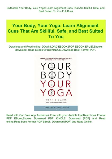 Your Body Yoga Alignment Skillful Epub