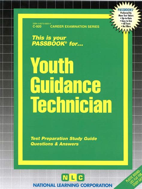 Youth Guidance TechnicianPassbooks Passbook Series Passbook for Civil Service Examination C-920 Doc