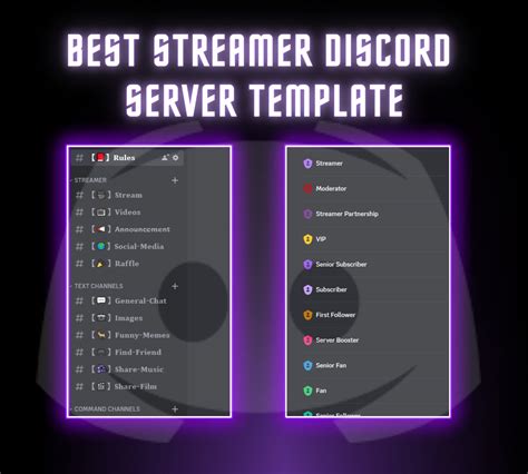 Youtuber Discord Server Template