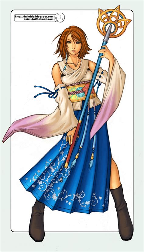 Yuna, the Enigmatic Summoner of Final Fantasy X