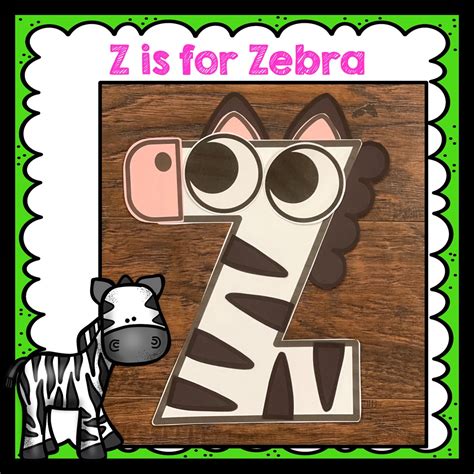 Z Is For Zebra Craft Template