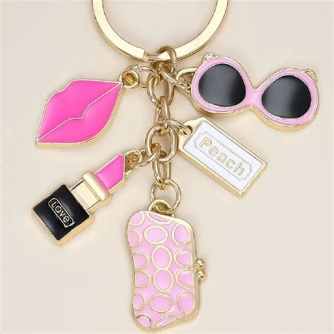 Z249 Lipstick Fashon Charms Keychain Epub