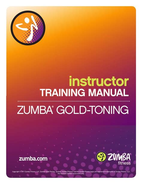 ZUMBA INSTRUCTOR MANUAL Ebook PDF