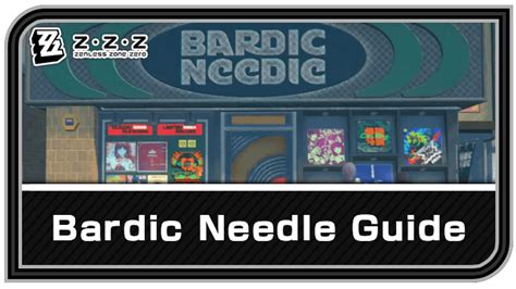 ZZZ What to Do With Bardic Needle