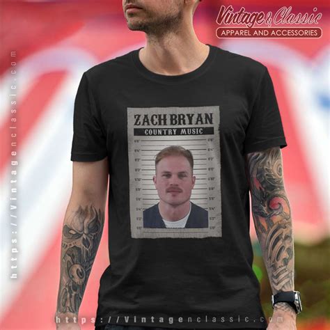 Zach Bryan Mugshot Shirt: A Symbol of Outlaw Country Revival