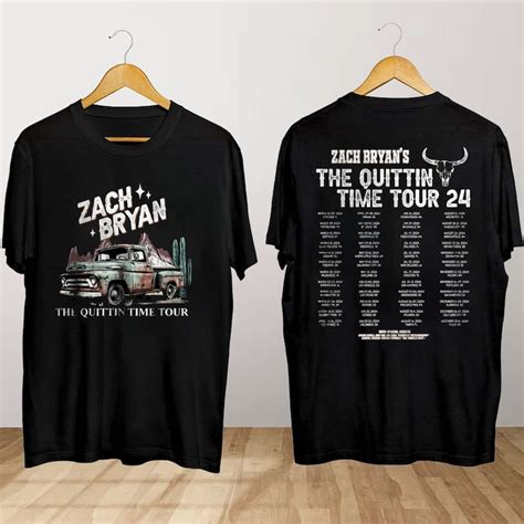 Zach Bryan Quittin' Time Tour Shirt: The Ultimate Souvenir