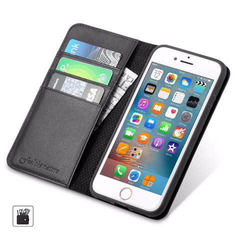 Zakix Premium Leather iPhone Kickstand Kindle Editon