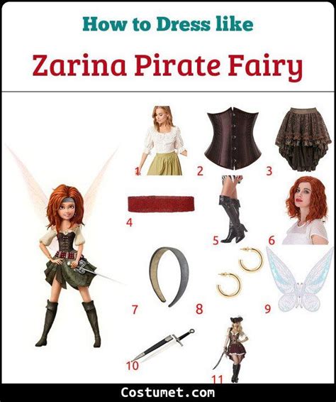 Zarina Pirate Fairy Costume: Shiver Me Timbers!