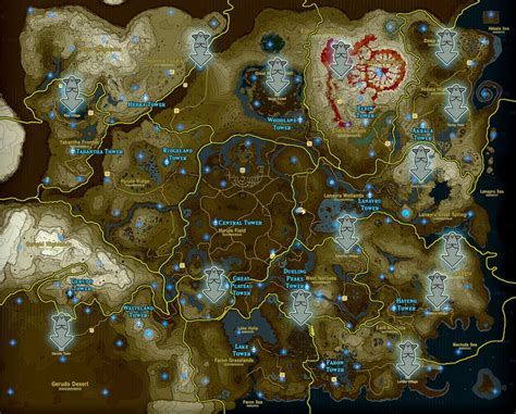 Zelda: Breath of the Wild Maps: A Comprehensive Guide to Hyrule's Landscapes