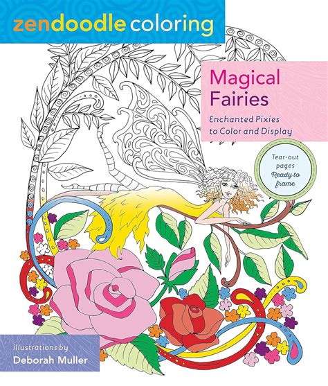 Zendoodle Coloring Magical Fairies Enchanted Pixies to Color and Display Doc