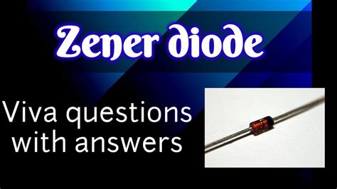 Zener Diode Viva Questions With Answers Epub