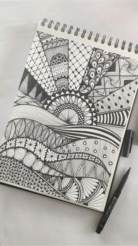 Zentangle 標籤在 Instagram 上有超過 300 萬個貼文。